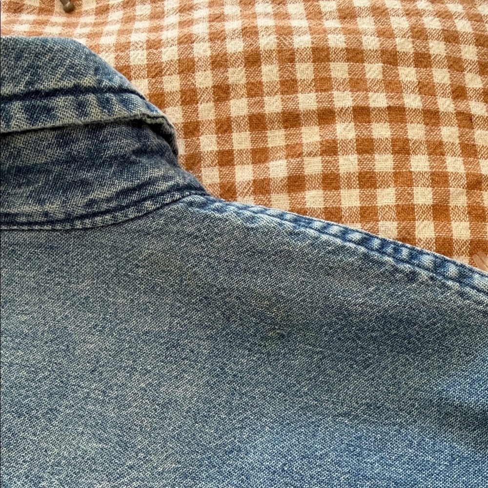 Wrangler Vintage Light Blue Denim Shirt - Picture 4 of 4